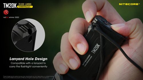 NITECORE TM20K 20000LUMENS HIGH PERFORMANCE TACTICAL SEARCHLIGHT ...