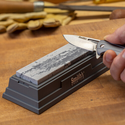 SMITH 6IN. NATURAL ARKANSAS SHARPENING STONE-600GRIT-MBS6