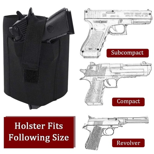 SECOND CHANCE ANKLE HOLSTER WITH MAGAZINE POUCH-SC-FDGH-06-02