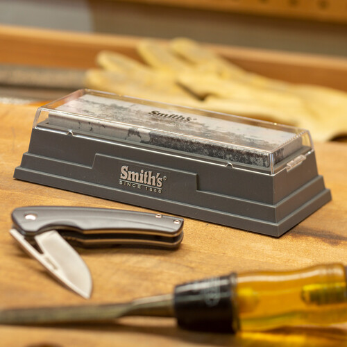 SMITH 6IN. NATURAL ARKANSAS SHARPENING STONE-600GRIT-MBS6