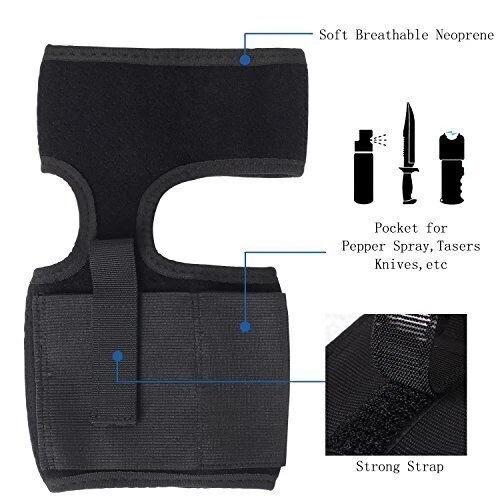SECOND CHANCE ANKLE HOLSTER WITH MAGAZINE POUCH-SC-FDGH-06-02