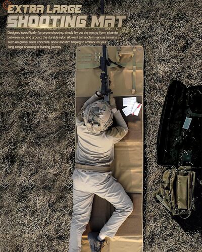 SHOOTING MAT KHAKI SECOND CHANCE -SC-FDTSM-03
