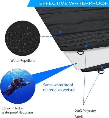 SHOOTING MAT, BALCK SECOND CHANCE  - SC-FDTSM-01