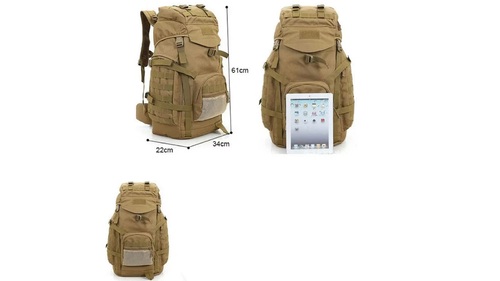 COMPACT TACTICAL BACKPACK SECOND CHANCE -  TAN  -SC-FDTB-018