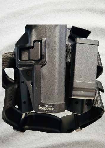 SECOND CHANCE POLYMER  TACTICAL LEG HOLSTER-SC-FDGH-15