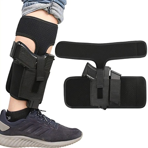 SECOND CHANCE ANKLE HOLSTER WITH MAGAZINE POUCH-SC-FDGH-06-02