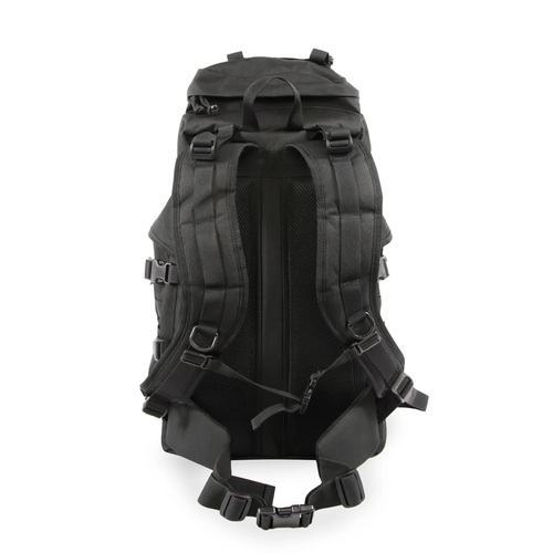 COMPACT TACTICAL BACKPACK-BLACK SECOND CHANCE-SC-FDTB-018