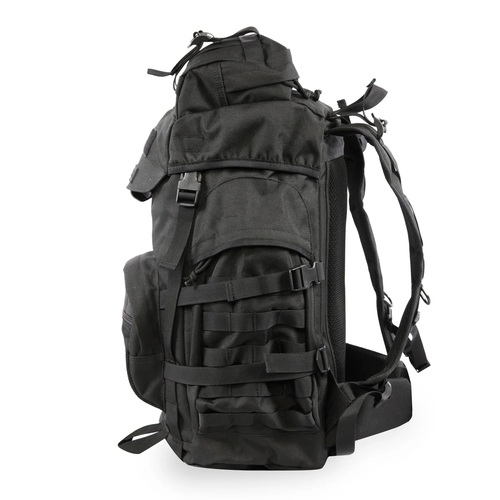 COMPACT TACTICAL BACKPACK-BLACK SECOND CHANCE-SC-FDTB-018