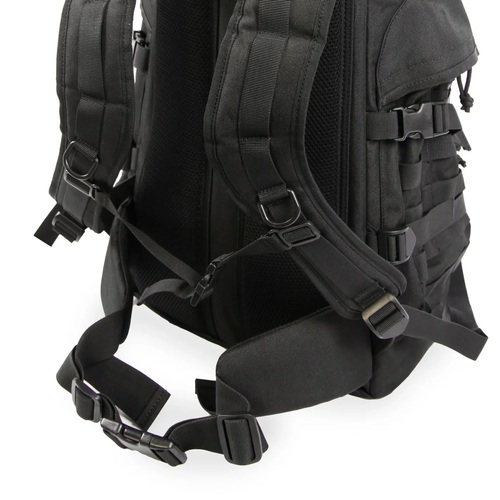 COMPACT TACTICAL BACKPACK-BLACK SECOND CHANCE-SC-FDTB-018