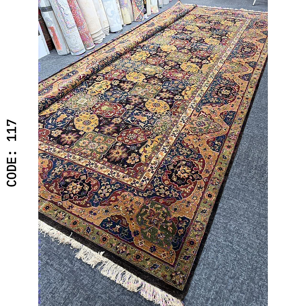 Handmade Indian Carpet Tabriz Design IC028 3x4.9