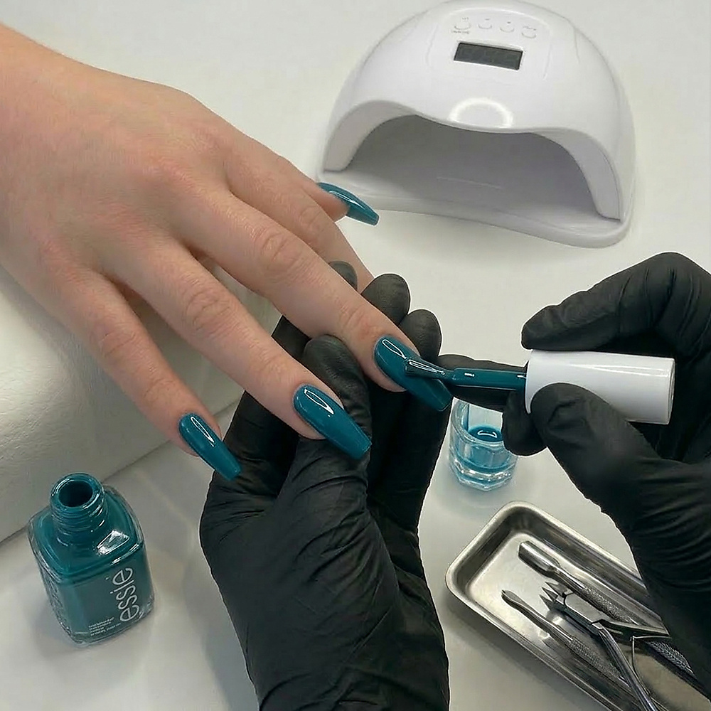 Regular Nail Extension with Color