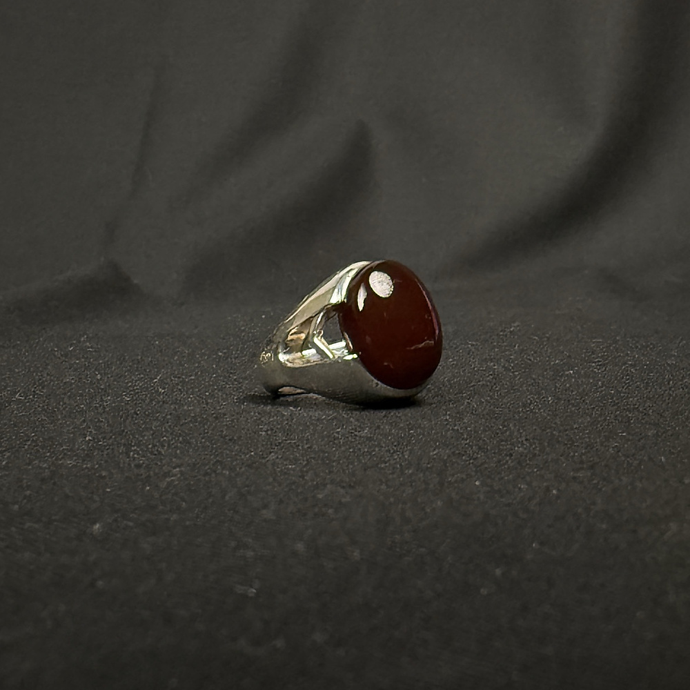 aqate yamany stone with silver