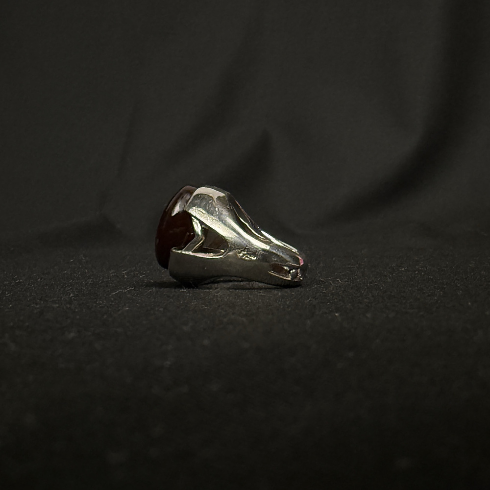 aqate yamany stone with silver