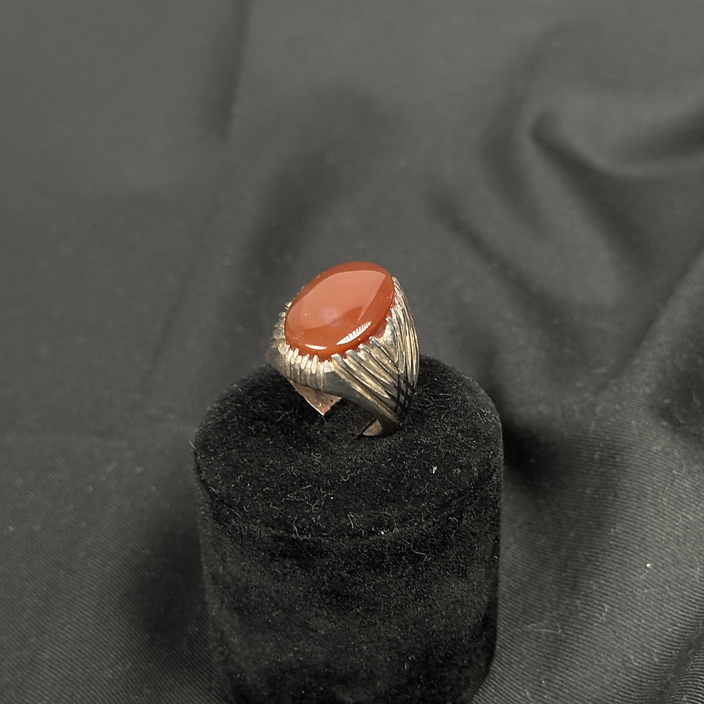 aqate with silver