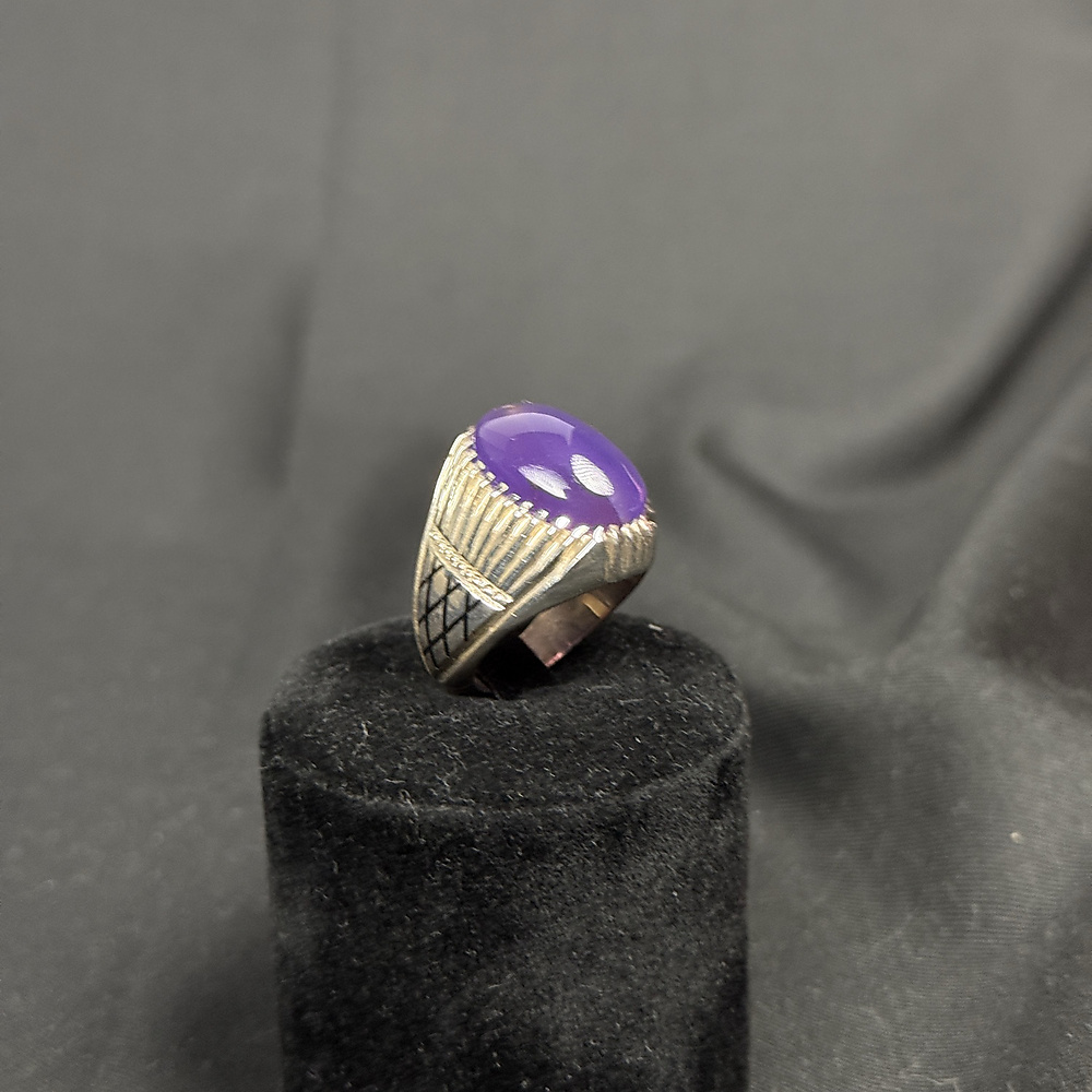 aqate with silver