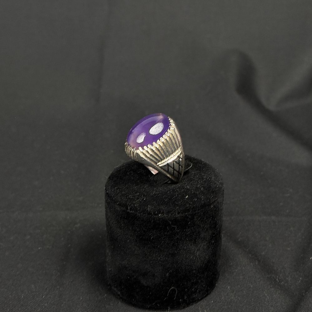 aqate with silver