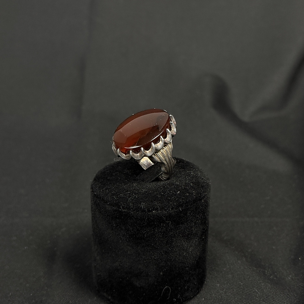aqate with silver