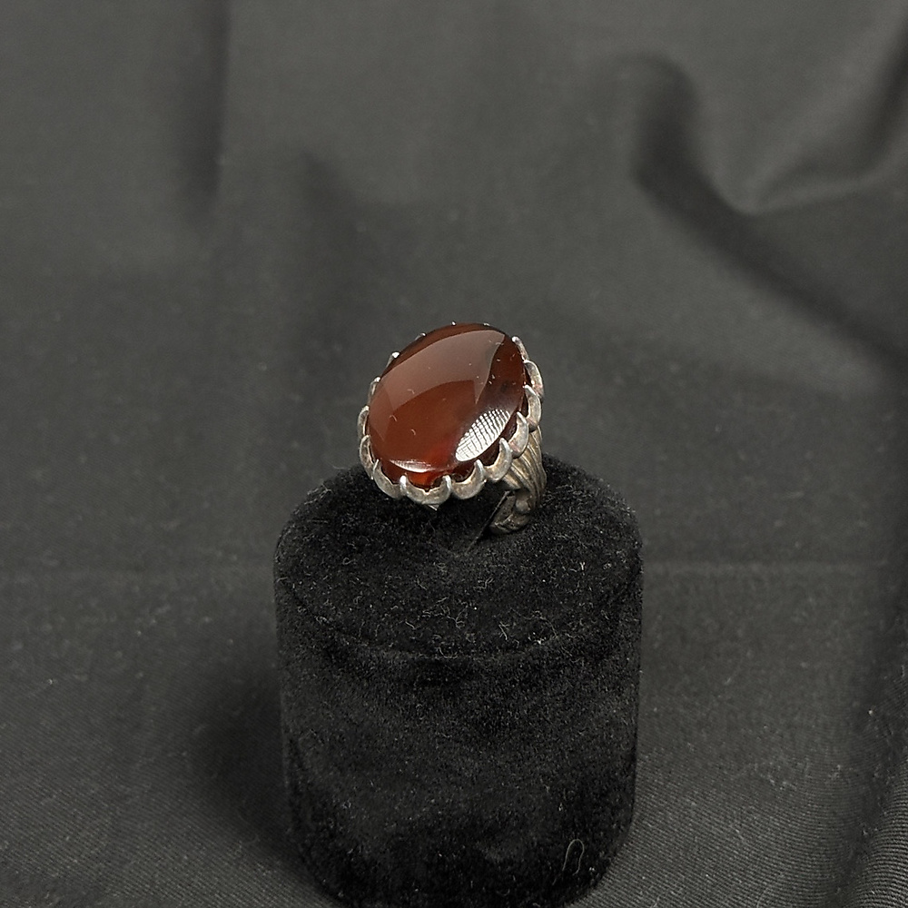 aqate with silver