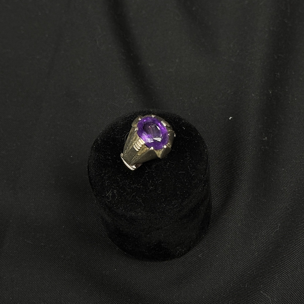 Amethyst wtih silver