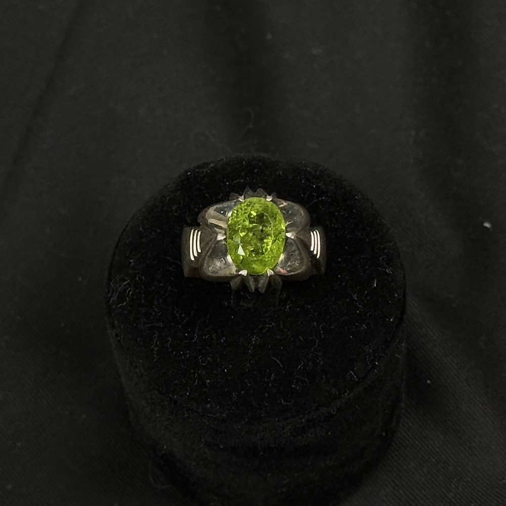 peridot with silver