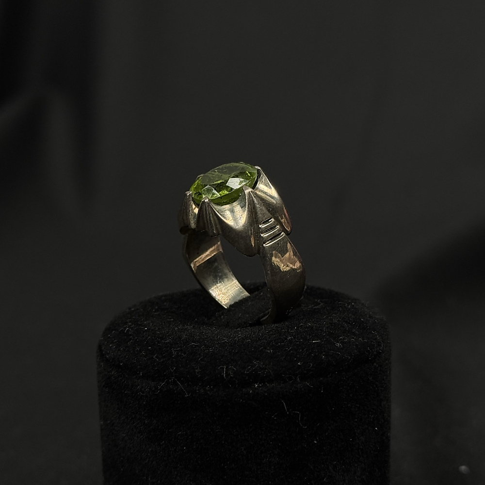 peridot with silver