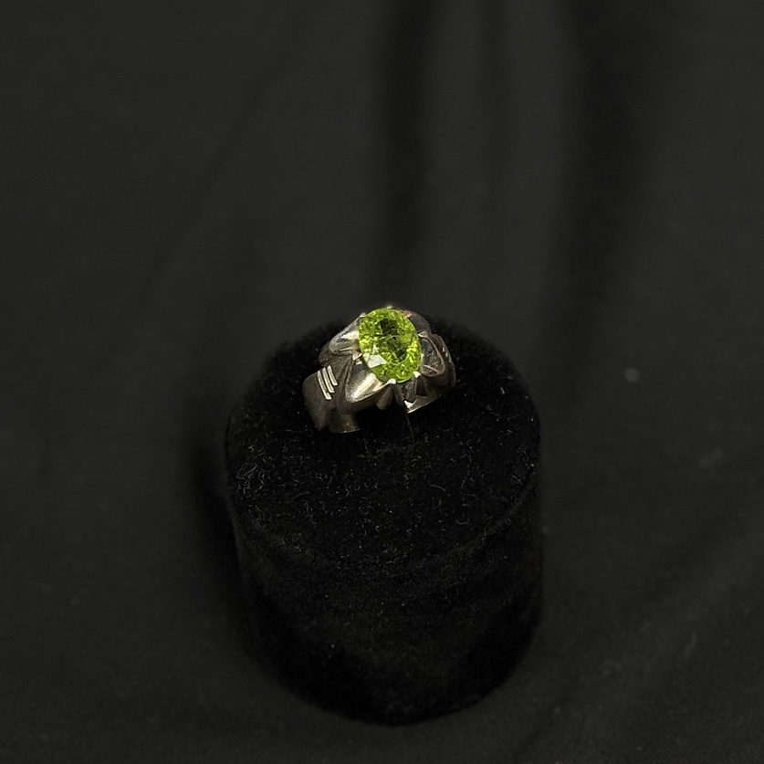peridot with silver
