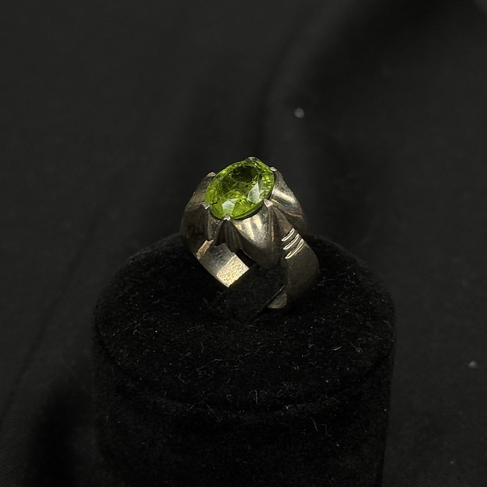 peridot with silver