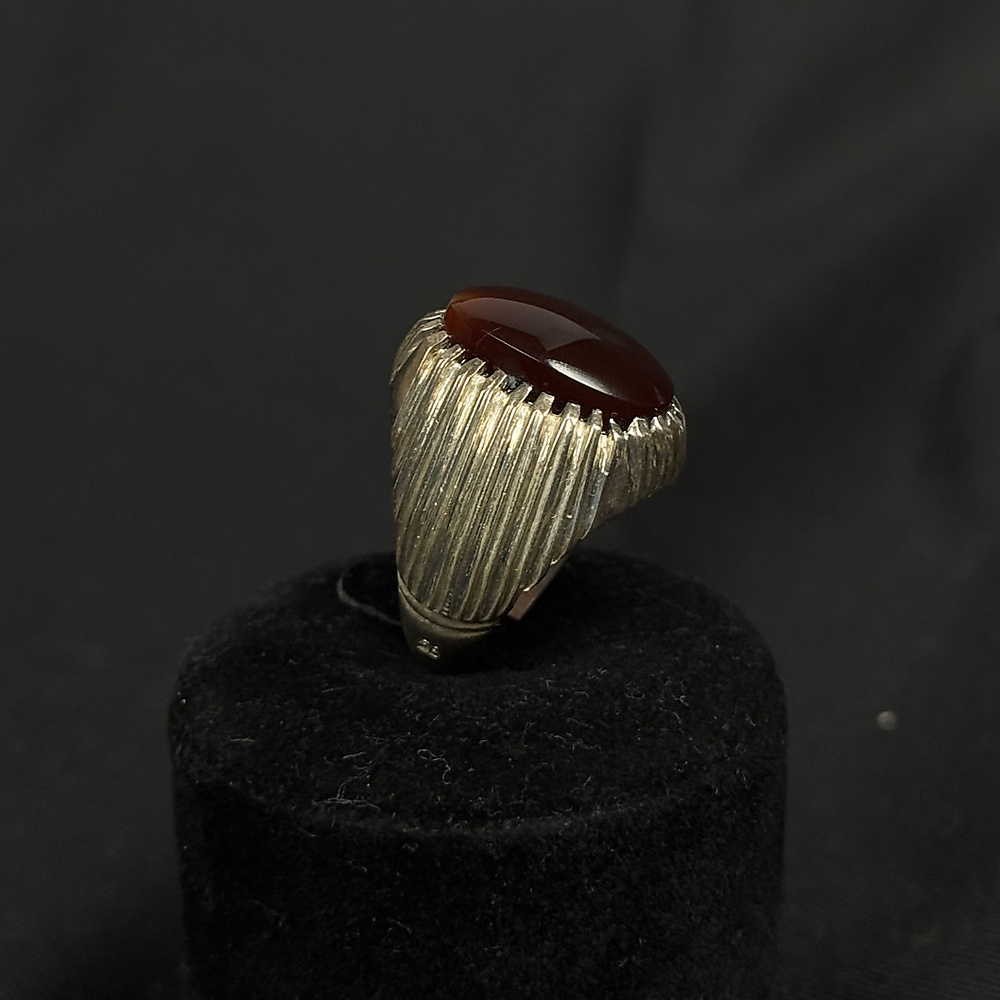 aqate with silver