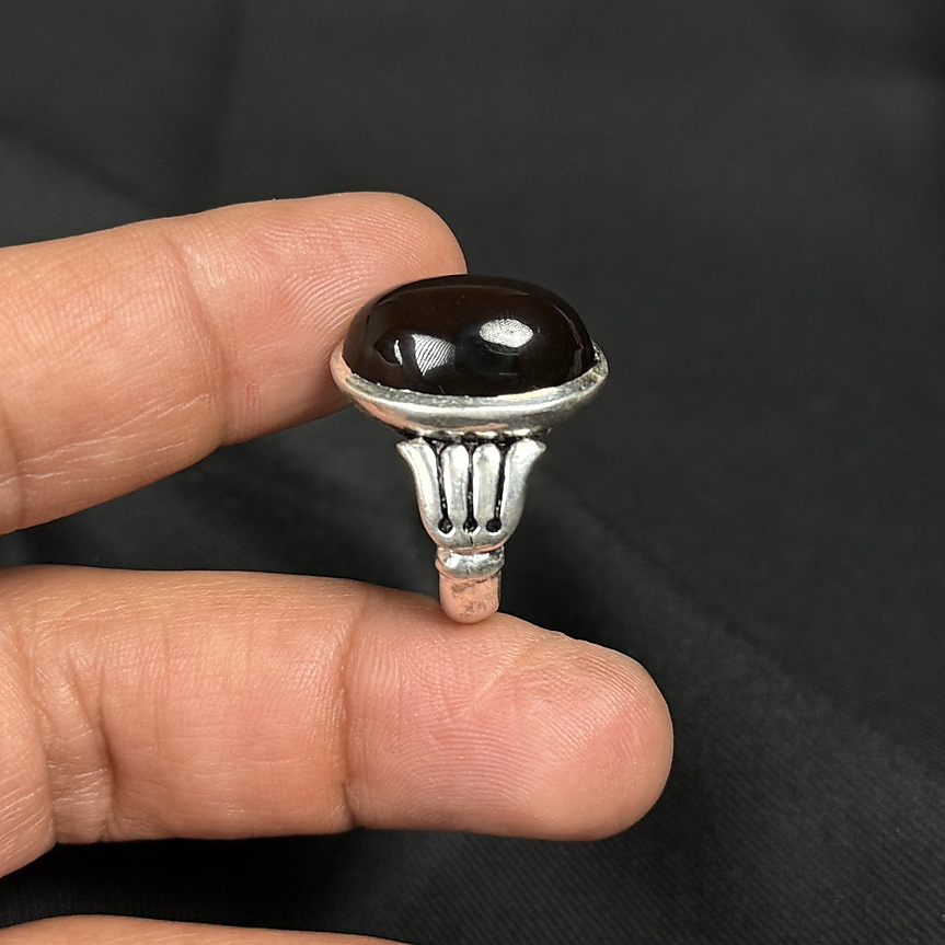 aqate with silver