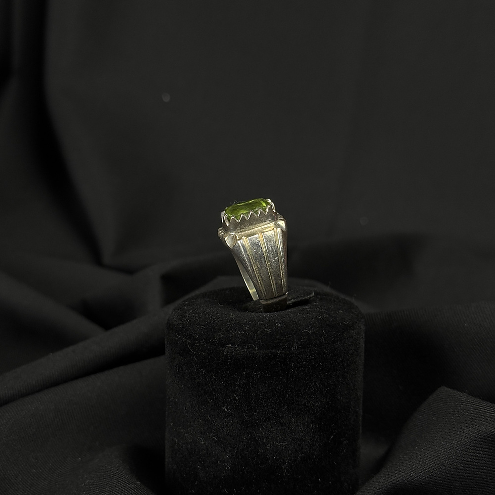 Peridot with silver