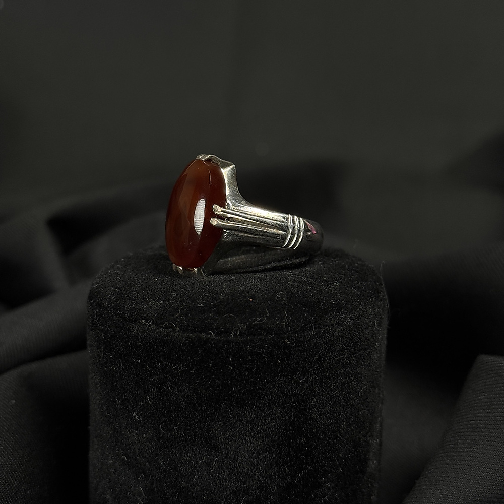 aqate with silver