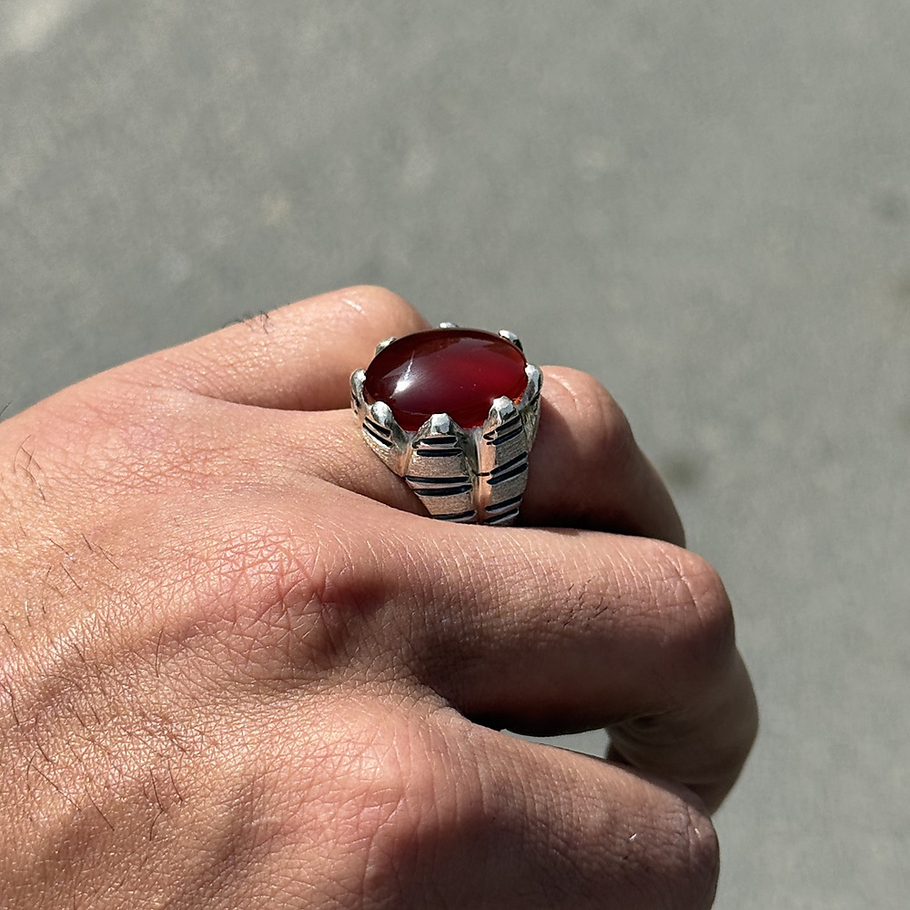 aqate with silver