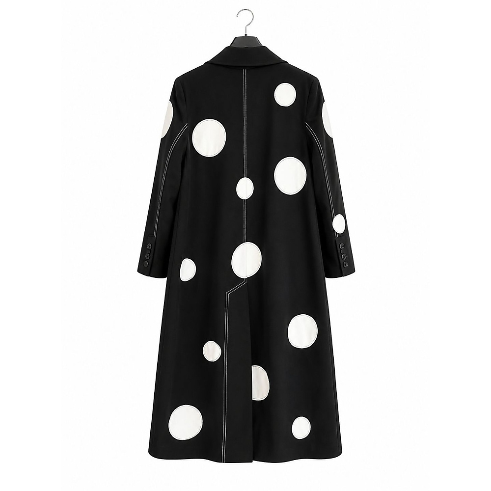 Midnight Polka Coat