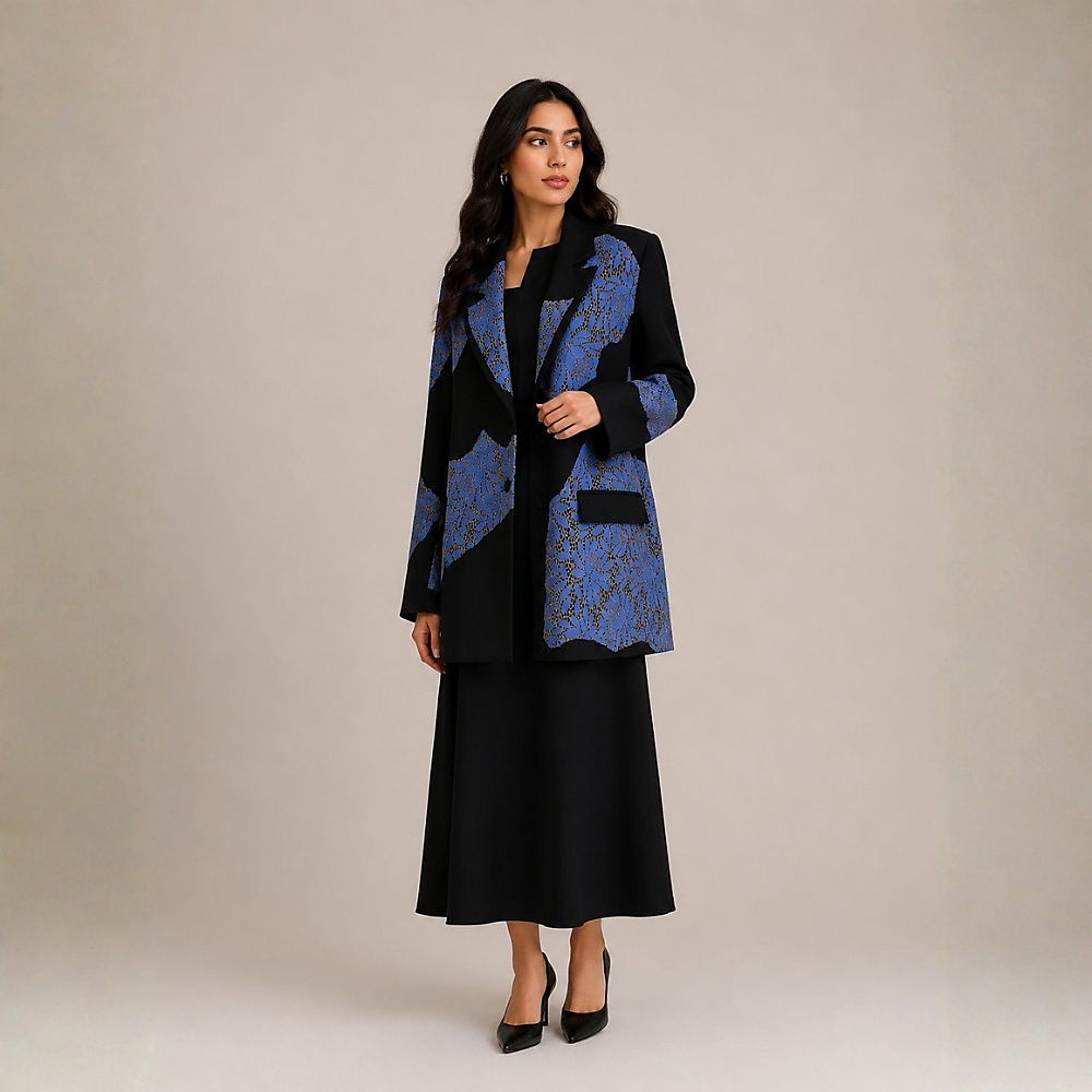 Blazer With  Dantel
