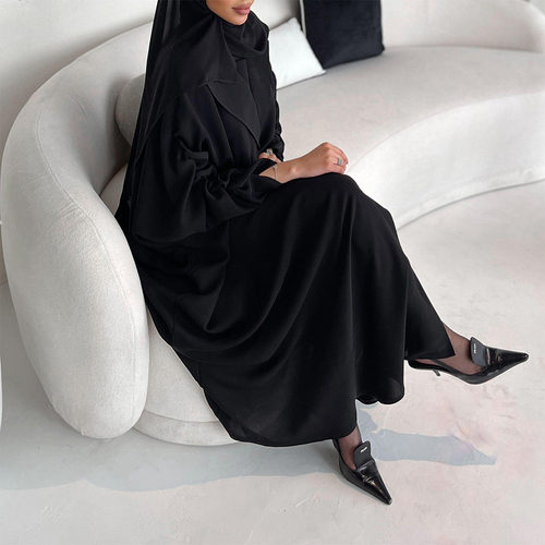 Gathered Bisht Blazer