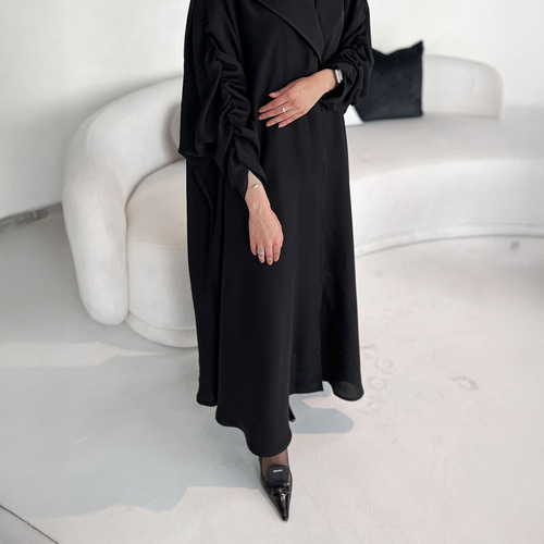 Gathered Bisht Blazer