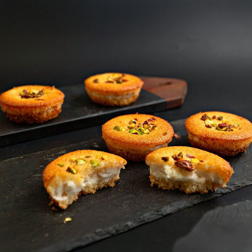 بسبوسة بالقشطة