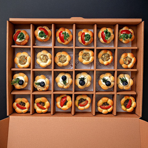 فطاير زهور مختلطة