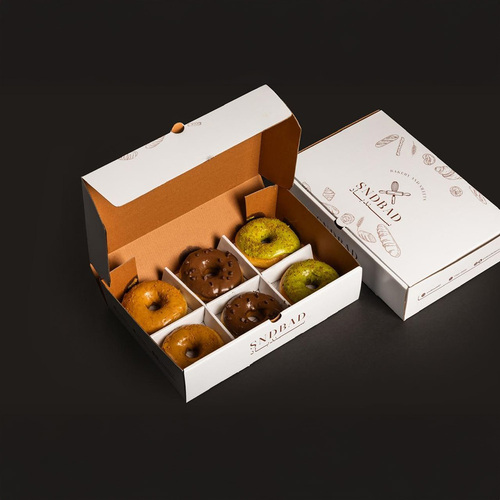 ست قطع من الدونات العادية