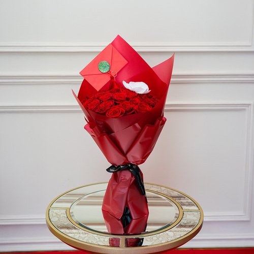 Hand Bouquet  Red Rose