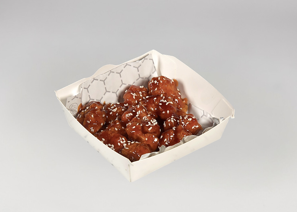 قطع الدجاج الحلو والحامض