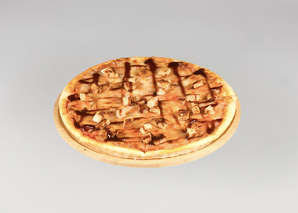 بيتزا دجاج مع الباربيكيو