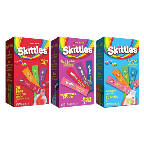 Skittles | Zero Sugar | Red Fruity, Tropical & Wild Berry