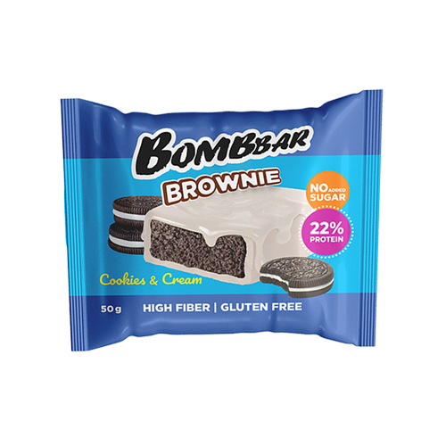 Bombbar Protein Brownie | Cookies & Cream Flavor |  Exp: 2025.07.11