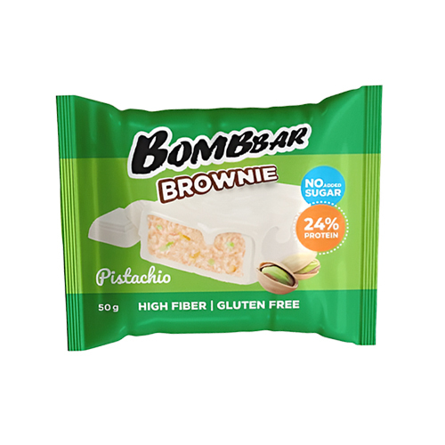 Bombbar Protein Brownie | Pistachio Flavor | Exp: 2025.07.16