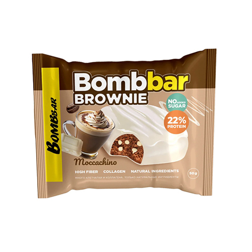 Bombbar Protein Brownie | Moccachino Flavor | Exp: 2025.08.22