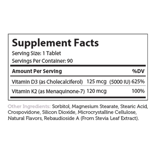 ZAHLER | Vitamin D3 + K2
