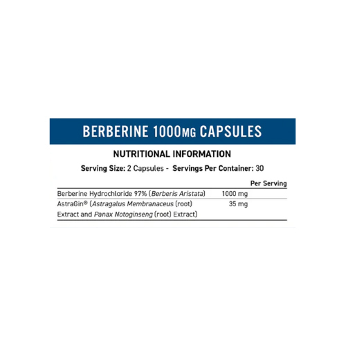 Applied Nutrition | Berberine | 1000mg | 60 Capsules