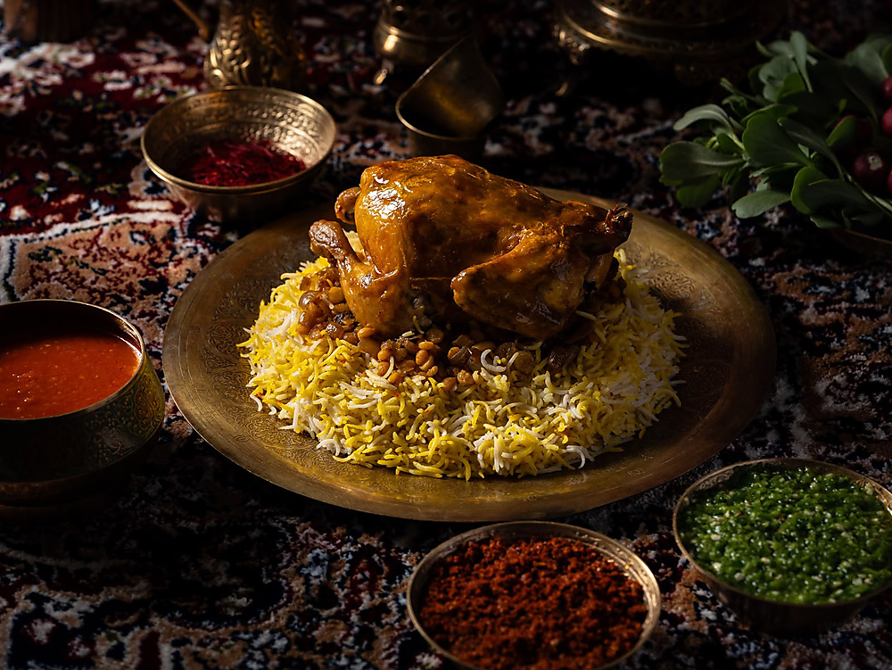 Machboos with chicken