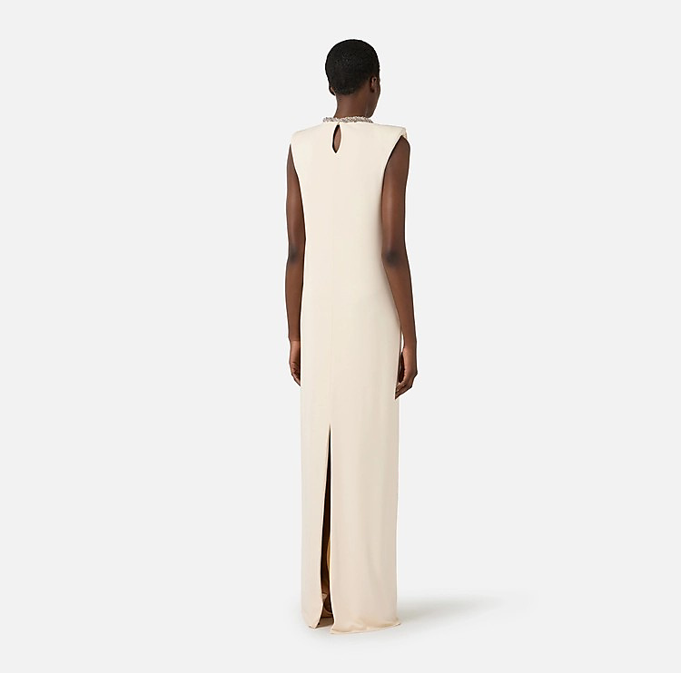 Red Carpet dress in crêpe jersey AR83J62E2